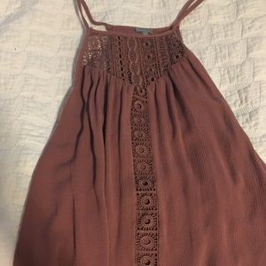 Charlotte Russe mauve purple top